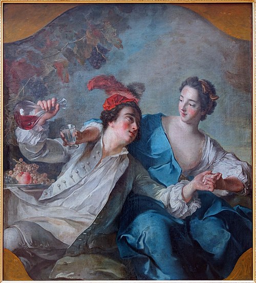 Scène galante, 1737, Jean-Marc Nattier