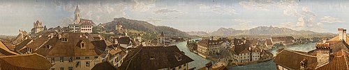 Thun-Panorama, 1961, Marquard Wocher