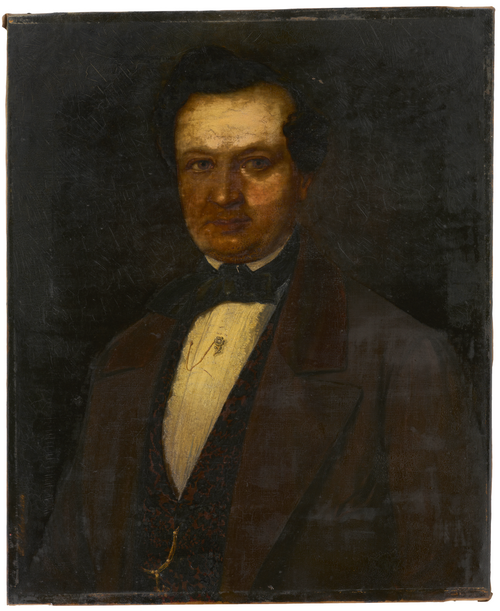 Bildnis des Freiburger Kaufmanns Heinrich Heydt, 1854, Dominik Weber