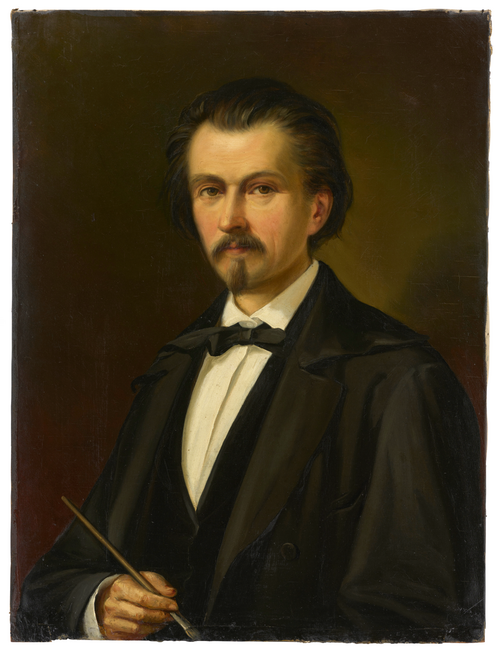 Autoportrait, 1860, Dominik Weber
