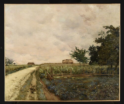 La route (Seine-et-Marne), 1850, Jean-Charles Cazin