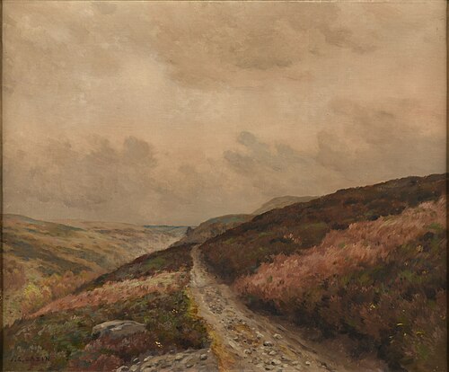 Bruyères en Ecosse, 1850, Jean-Charles Cazin