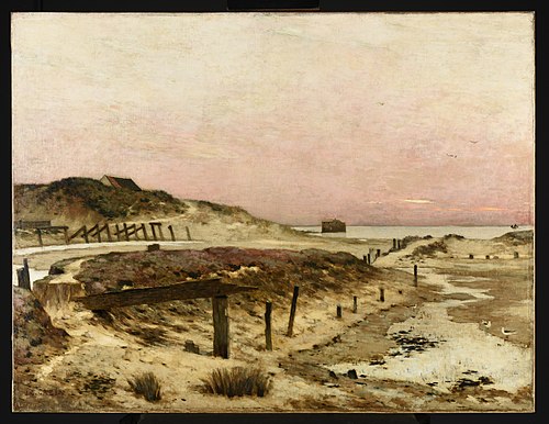 Ruines de l'ancien port de Wimereux, 1896, Jean-Charles Cazin