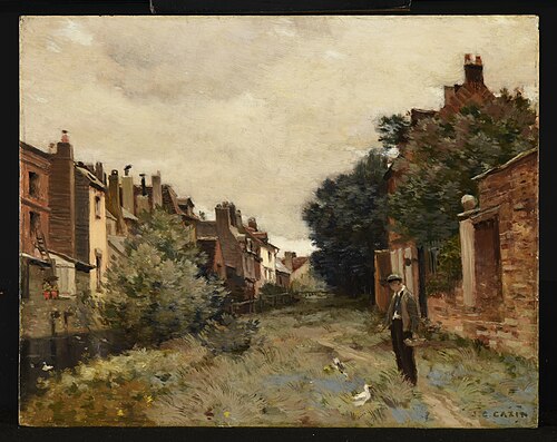 Ruisseau à Abbeville, 1900, Jean-Charles Cazin