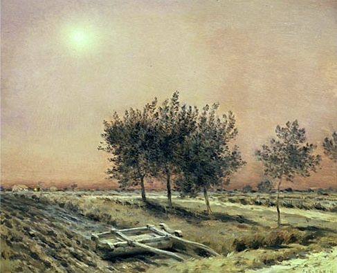 Paysage au clair de lune., 1850, Jean-Charles Cazin