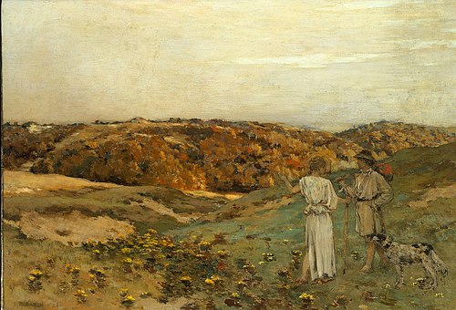Tobias and the Angel, 1878, Jean-Charles Cazin