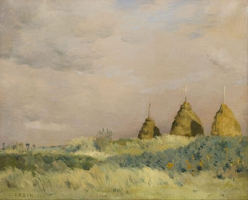 The three stacks, 1871, Jean-Charles Cazin