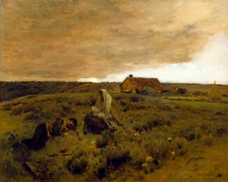 Weary Wayfarers, 1888, Jean-Charles Cazin