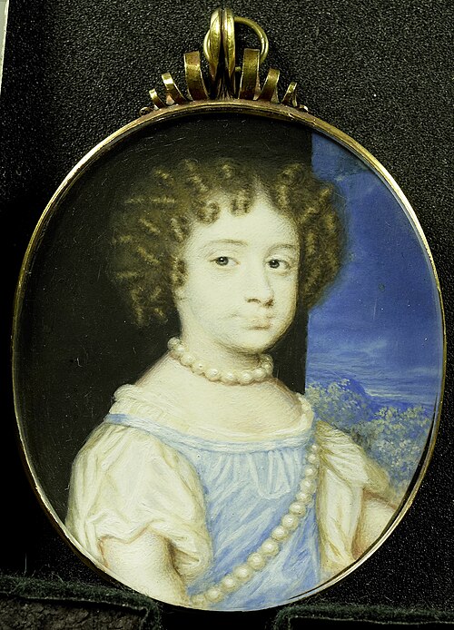 Portrait of Mary II Stuart (1662-1695), 1670, Richard Gibson