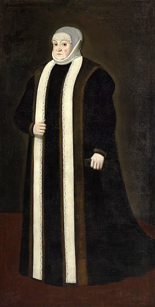 Portrait of Bona Sforza., 1557, Monogrammist PF