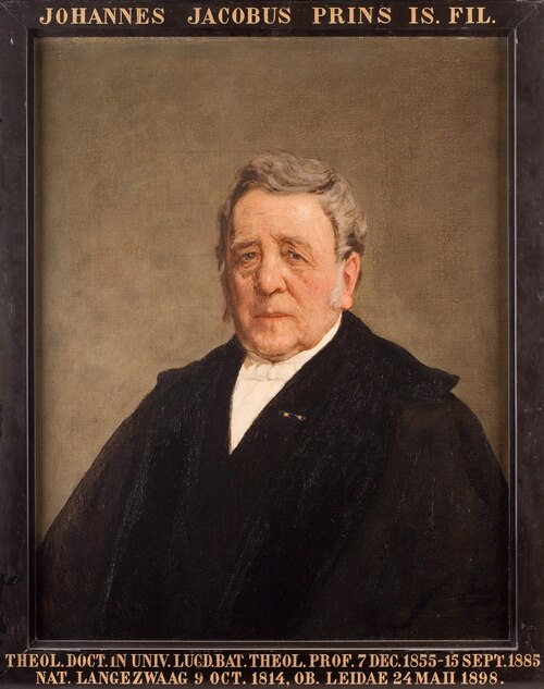 Portret van Johannes Jacobus Prins, hoogleraar Godgeleerdheid te Leiden, 1801, Hendrik Haverman