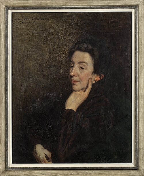 Portrait of Mrs Broers-van Beusekom, 1900, Hendrik Haverman