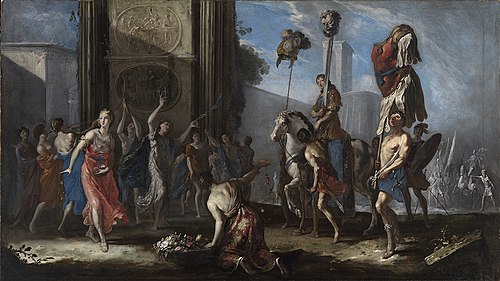 Der Triumph des Davids, 1642, Johann Heinrich Schönfeld