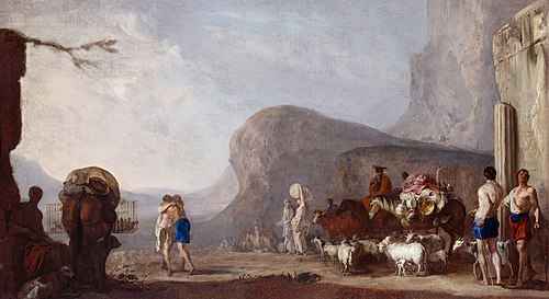 Reconciliation of Jacob with Esau, 1634, Johann Heinrich Schönfeld