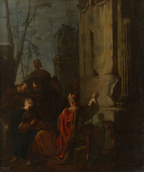 Sarmatians at the Tomb of Ovid, 1653, Johann Heinrich Schönfeld