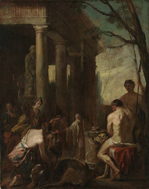 Opferszene, 1661, Johann Heinrich Schönfeld