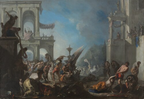 Abduction of the Sabine Women, 1640, Johann Heinrich Schönfeld
