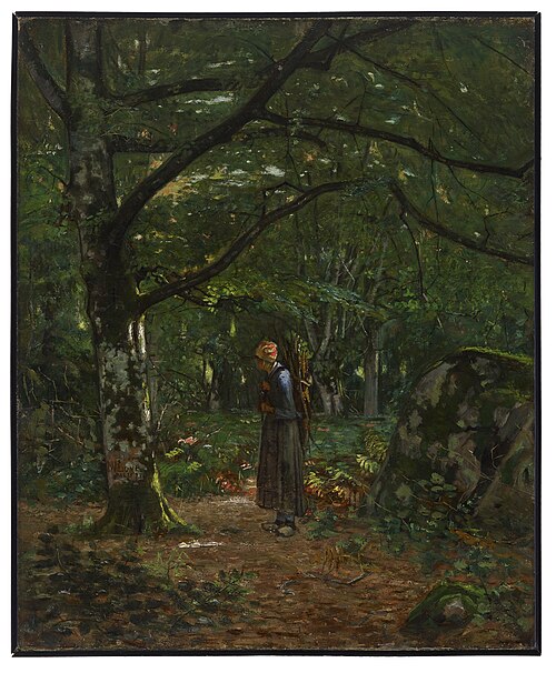 In Fontainebleau Woods (Fontainebleau Forest), 1873, John Washington Love