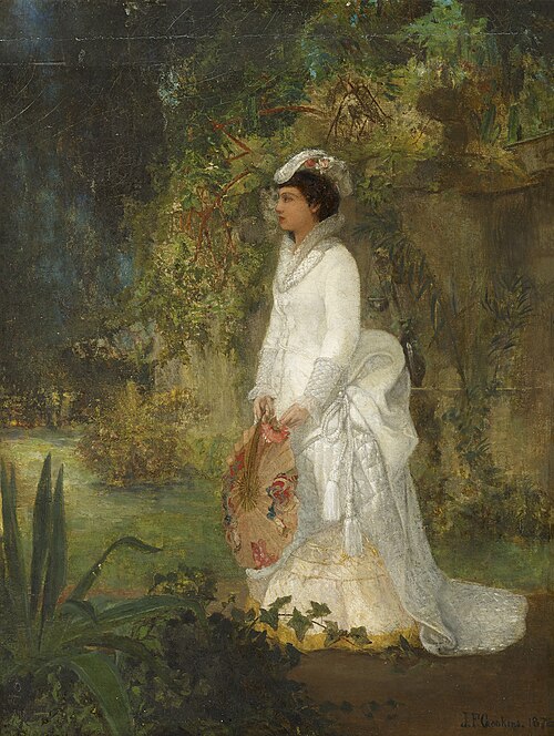 Portrait of the Artist's Wife, 1873, James Farrington Gookins