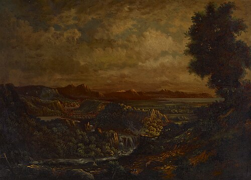 Italian Landscape, 1854, Abel Nichols