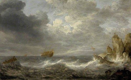 A sea-scene, , Abraham Susenier