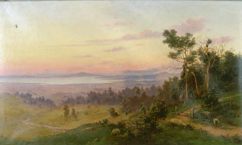 The Waitemata, Auckland, 1899, Edward Payton