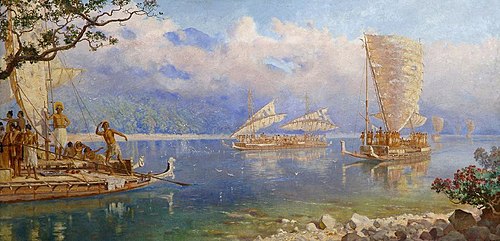 The Legend of the Voyage to New Zealand, 1912, Kennett Watkins