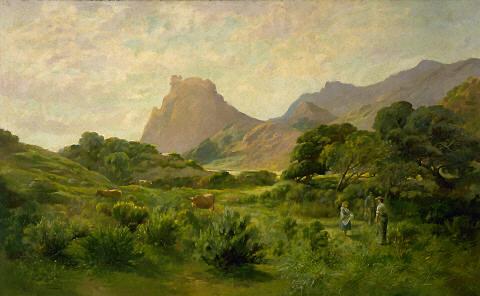 The Mill Valley, Karekare Bay, 1899, Frank Wright