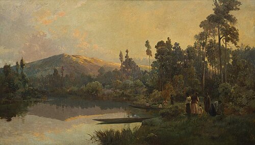 The Close of day, 1909, Frank Wright