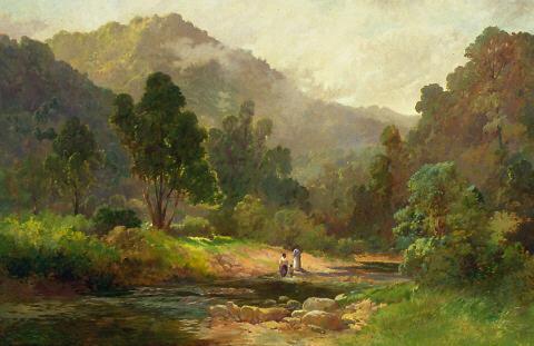 Morning after rain, 1912, Frank Wright