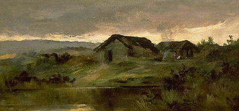 Creek on the Whangarei River, 1892, Thomas Drummond
