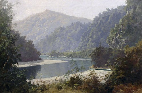 The Buller Gorge, 1910, Charles Howorth