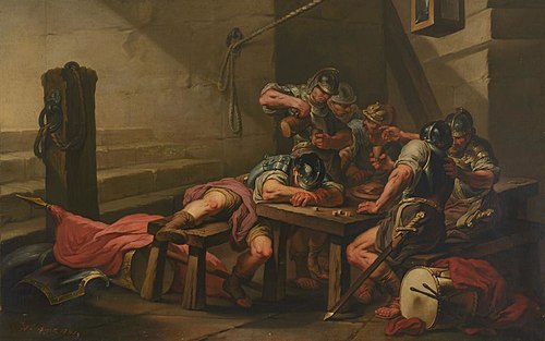 Roman Soldiers Drinking and Gambling, 1791, C Werhner