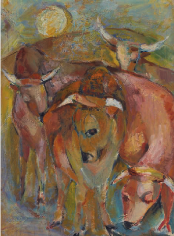 Cattle, 1950, Gabrielle Hope