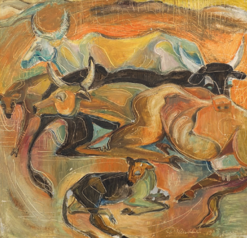 Cattle at Rest, 1953, Gabrielle Hope