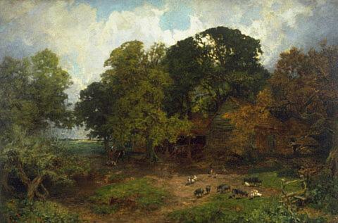 The Abbey Farm, 1898, J Pickering