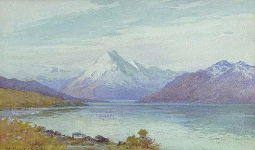 Mount Cook from Lake Pukaki, , William Gibb