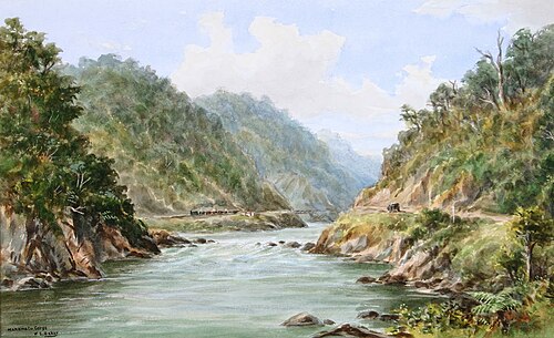 Manawatu Gorge, , William Baker