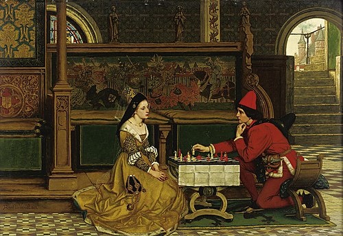 His move, 1868, Albrecht De Vriendt