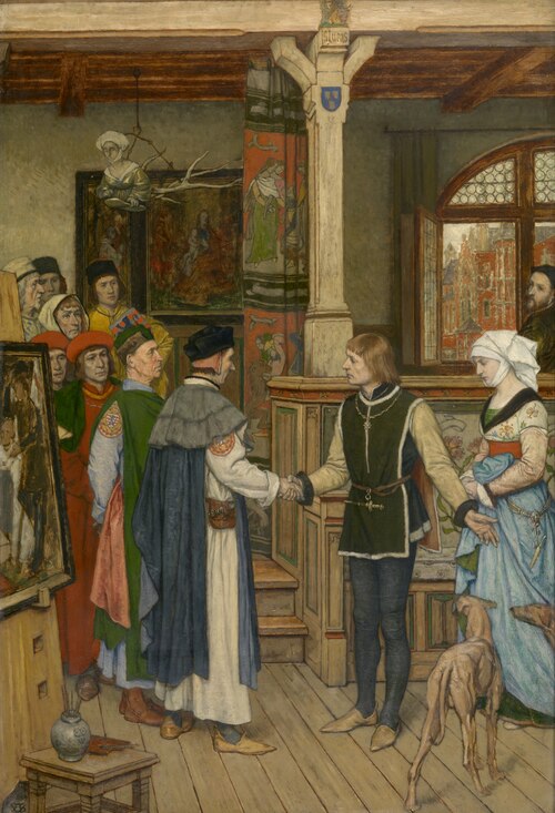 The Magistrates, 1889, Albrecht De Vriendt