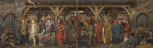 The annual fair, 1900, Albrecht De Vriendt