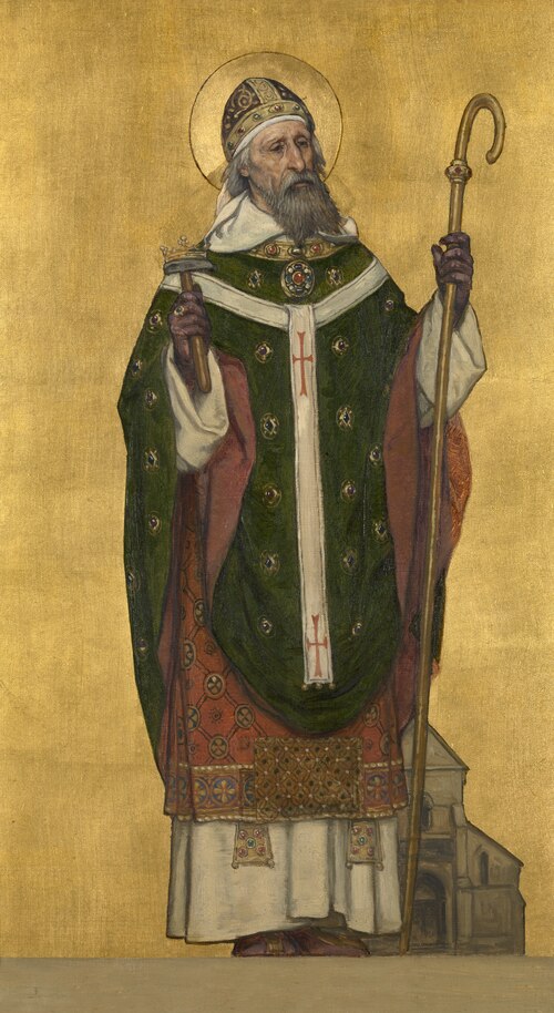 Saint Eloi Bishop of Noyon, 1889, Albrecht De Vriendt