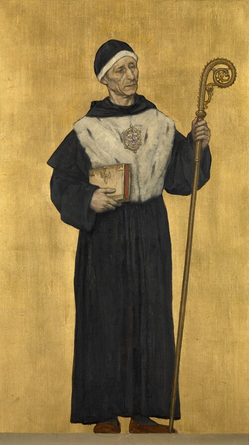 Abbot of the Eekhout Abbey, 1889, Albrecht De Vriendt