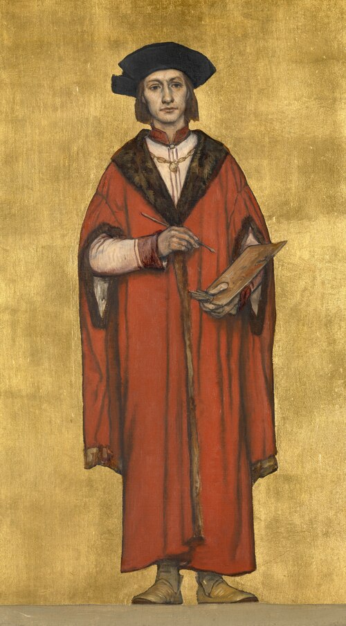 The Painter Jan van Eyck, 1889, Albrecht De Vriendt