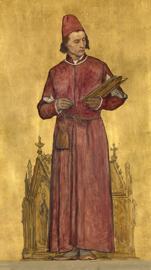 The Painter Hans Memling, 1889, Albrecht De Vriendt