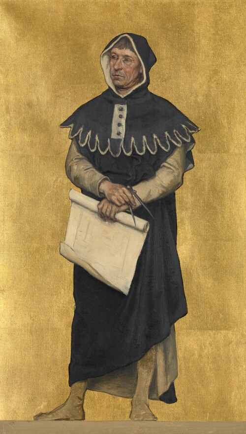 The Architect Jan Rogiers, 1889, Albrecht De Vriendt