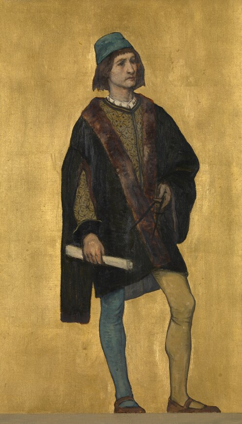 The Architect Jan van de Poele, 1889, Albrecht De Vriendt