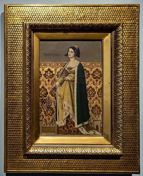 Mary of Burgundy, 1843, Albrecht De Vriendt