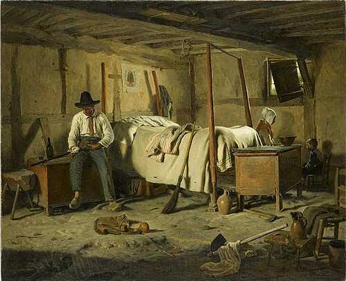 Le braconnier, 1837, Jean Alphonse Roehn