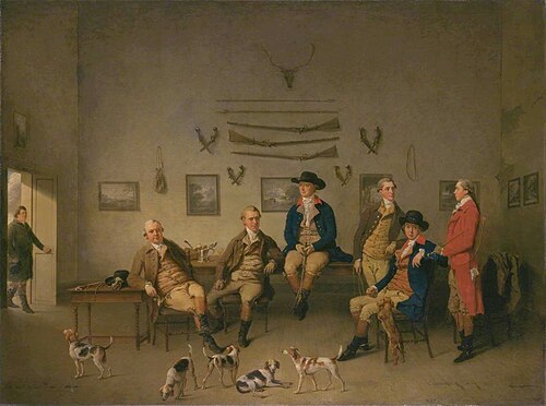 Members of the Carrow Abbey Hunt, 1780, P. A. Reinagle